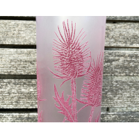 Frosted Glass Distel vaas